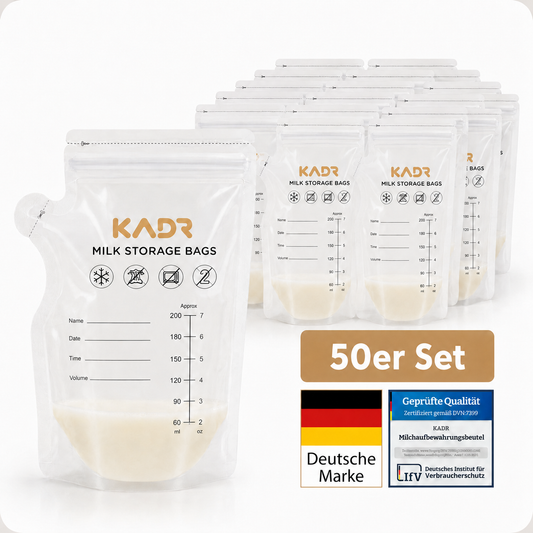 Milchaufbewahrungsbeutel Milchbeutel Babymilch 50er-Set gefrierfähig