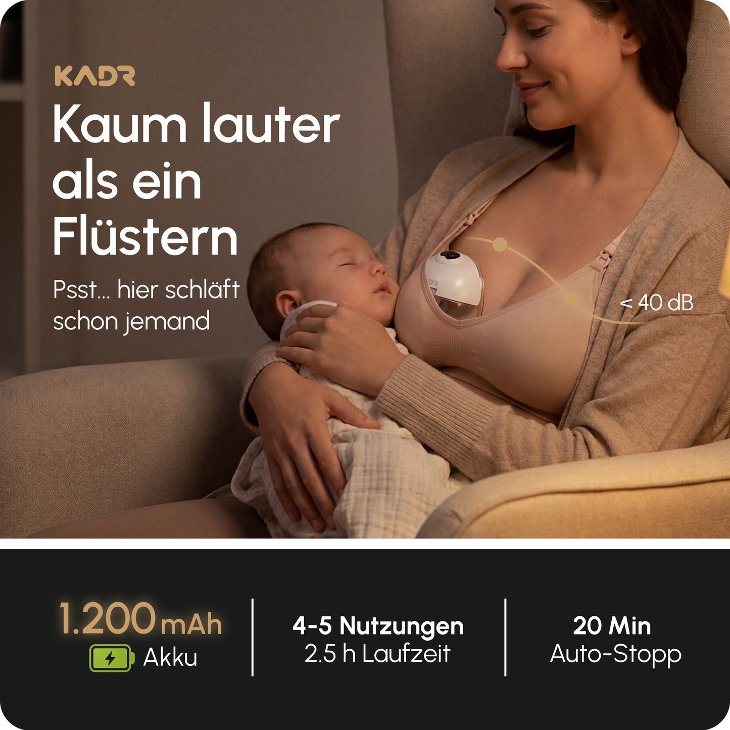 Milchpumpe 2er SET ohne App-Steuerung