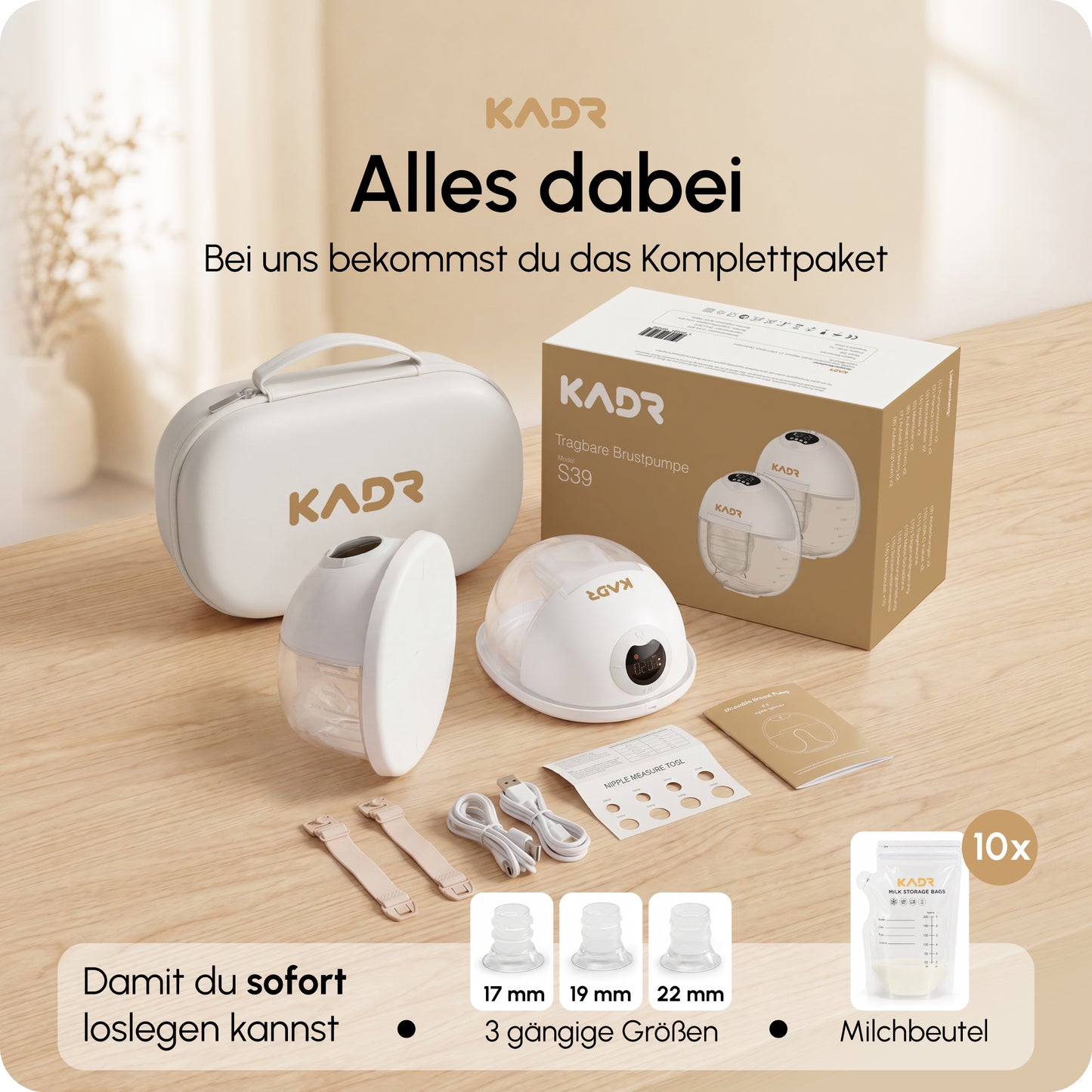 Milchpumpe 2er SET ohne App-Steuerung