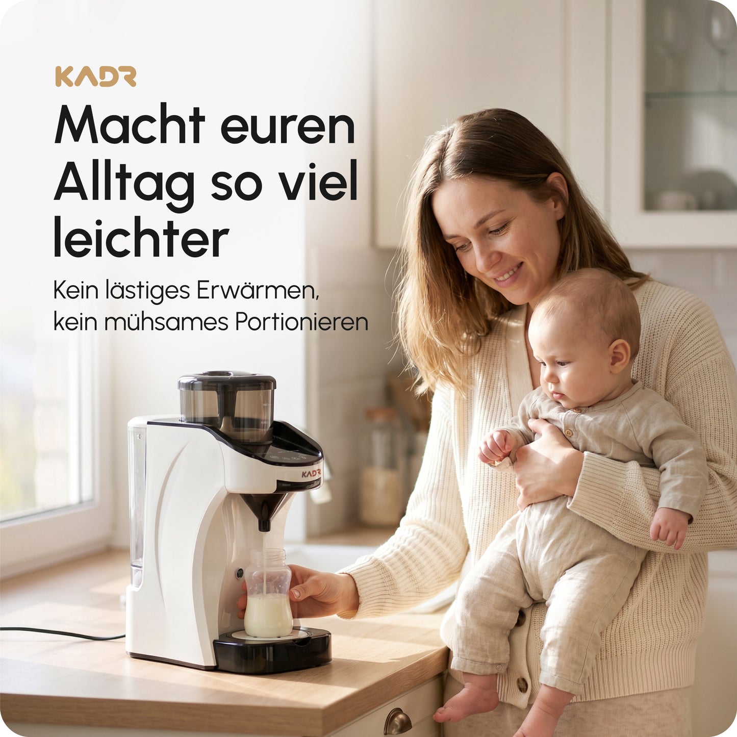 KADR Milchpulverzubereiter mit Temperaturreglung
